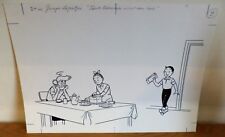 Superbe dessin original encre