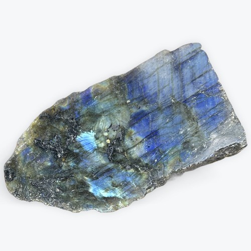 Semi raw labradorite plate - semi,