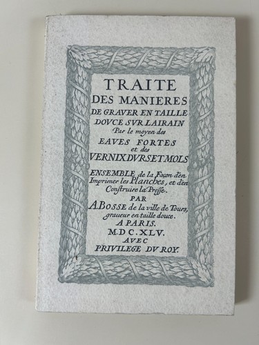 Bosse traité des - a.,