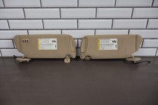 06-10 Hummer H3 Interior Sun Visors Pair Left/Right Cashmere OEM