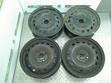 LOT DE 4 JANTES TOLE 6 J 15 4