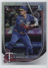 2025 Bowman Mega Box Chrome Mojo Refractor Brooks Lee #72 Rookie RC