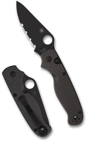 Spyderco buttonup carbon - buttonup,