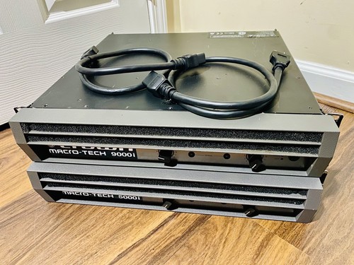 Crown macro tech 9000i - crown, 5000i