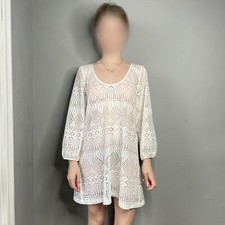 Robe de plage transparente au