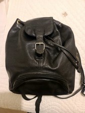 SAC A DOS DE VILLE CUIR NOIR