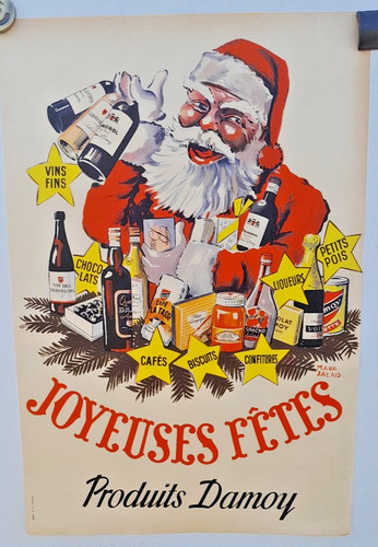 Ancienne affiche publicitaire - ancienne,
