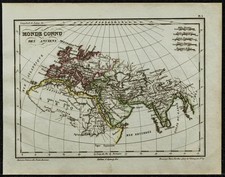 1822 - Carte du monde connu