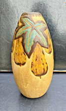 VASE KERAMIS GRES CHARLES CATTEAU DECOR DE COLOQUINTES ART DECO