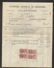 DARNETAL (76) CARPENTRY & MECHANICAL TOOLS "L. VALLET" in 1938