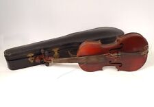 Full violin Thévenin luthier patented Paris bow case late 19th century 20th