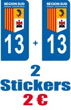 2-STICKERS-PLAQUE-AUTO-IMMATRI