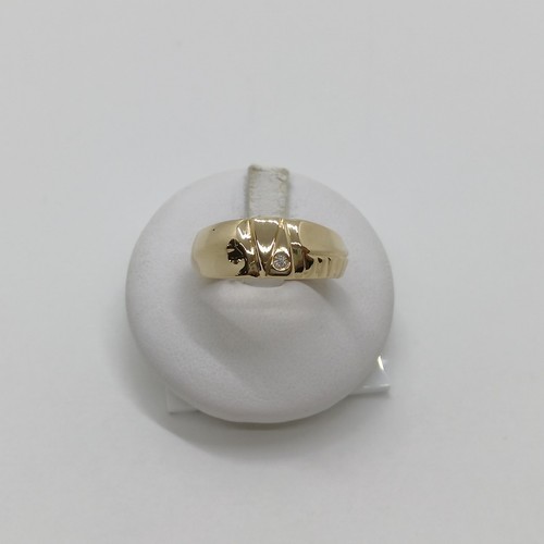 Bague homme jaune 18kt - d'homme,