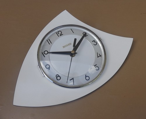 Pendule bayard vintage formica - bayard,