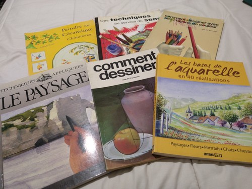 Lot livres peinture - lot,