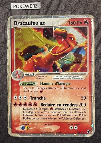 Carte pokémon dracaufeu - dracaufeu, ex