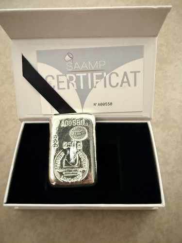 Lingot argent pur - lingot,