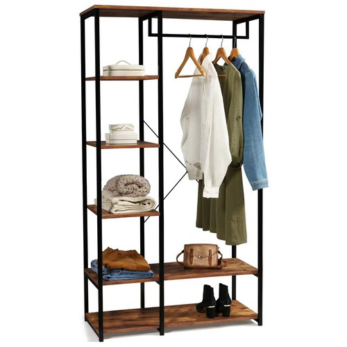Dressing industriel effet bois - dressing,