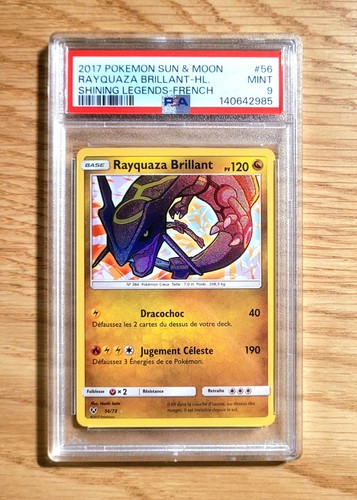 Psa rayquaza brillant 73 - 9, 56/73