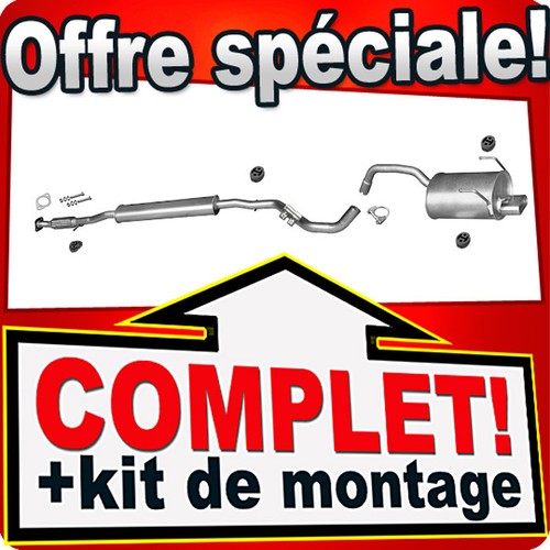 Ligne pot échappement pour - ligne,