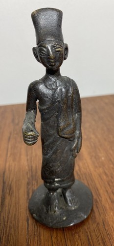 Statuette birmane bronze - statuette,