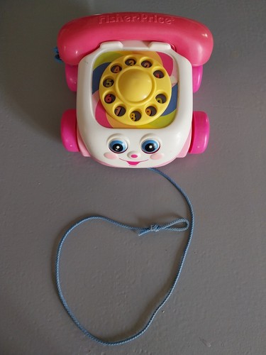 Jouet téléphone rose fisher - jouet,