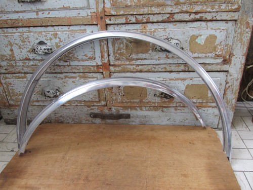 Paire garde boue alu ancien - garde,