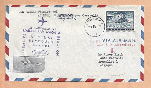 First flight sabena - flight, airlines