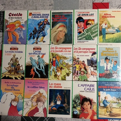Bibliotheque verte lot 15 - lot,