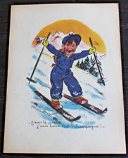 ANCIEN DESSIN ILLUSTRATION -