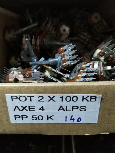 2x100 potentiomètre 100 - 2x,