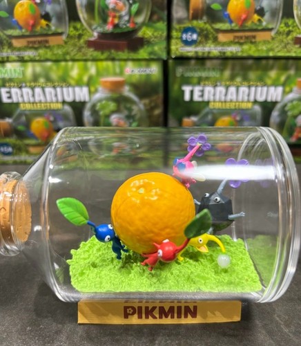 Figurine dôme verre pikmin - figurine,