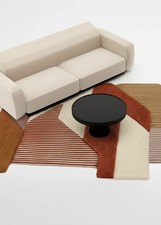 Tapis multicolore touffeté à