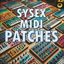  10 000 patches midi sysex (.syx) for KORG M1 M1R & KORG T1 T2 T3  synthesizer 