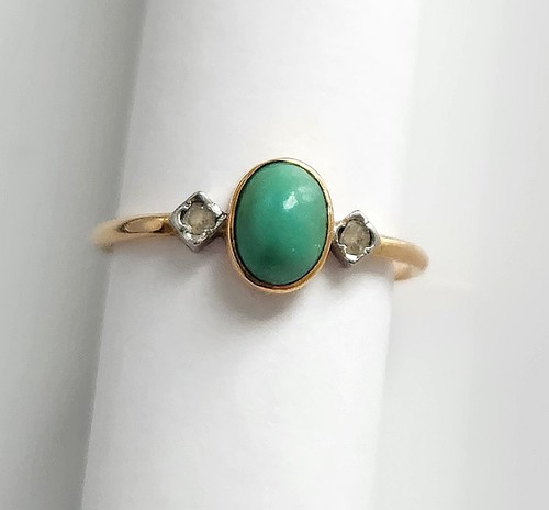 Bague ancienne 18 - or,
