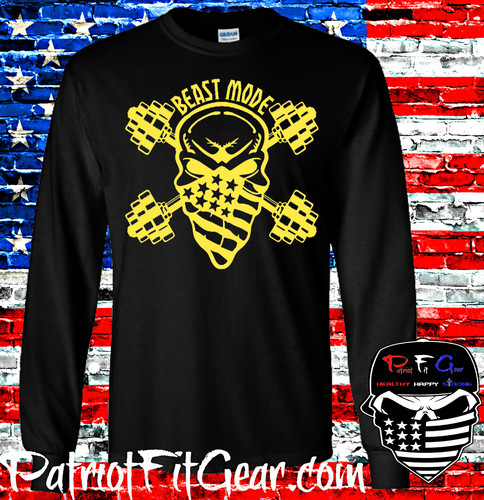 Shirt beast mode - t-shirt,beast, mode,skull