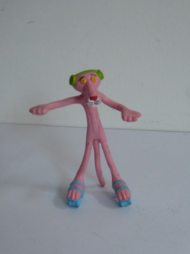 Figurine panthère rose - la,