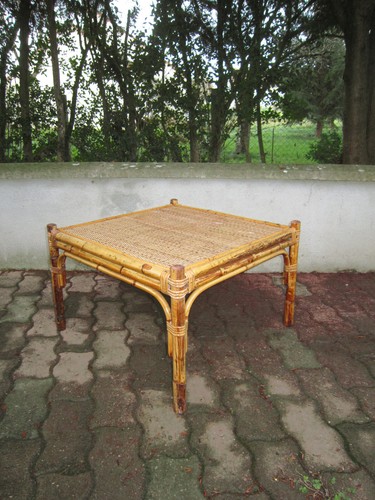 Table basse carrée - , bambou