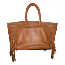 SAC CABAS IKKS en cuir marron camel neuf