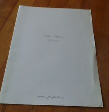 RARE COLLECTOR - MENU CHATEAU D'ISENBURG - FEASTES DES MERES 1997