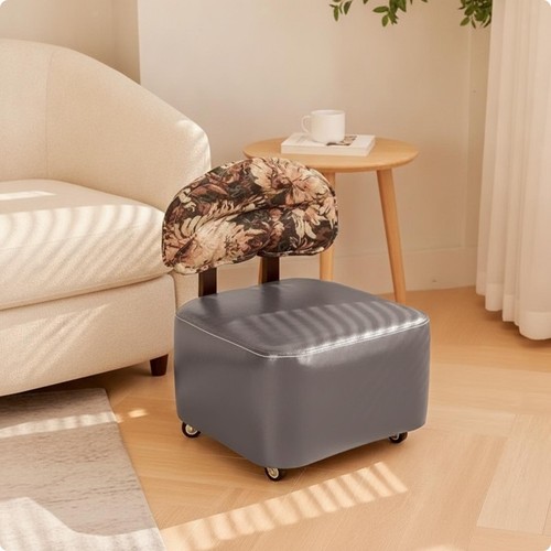 Tabouret roulant avec - , dossier