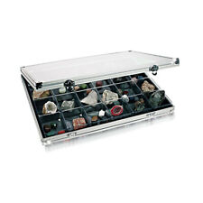 Collectible display case with 24 miniature boxes.