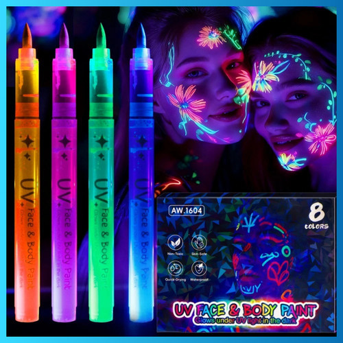 Stylos peinture néon - uv,