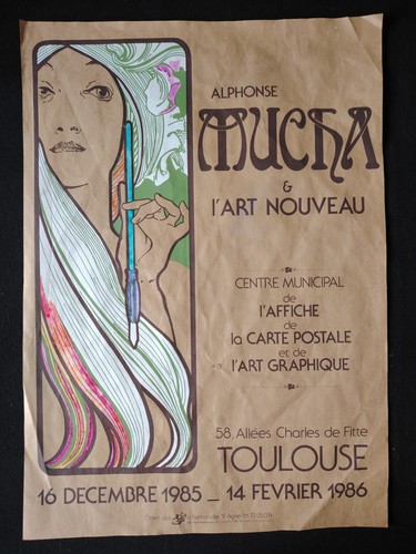 Affiche exposition alphonse - affiche,