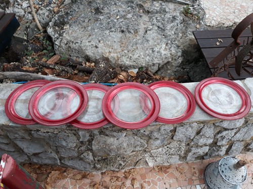 Lot assiettes dessert - 6,