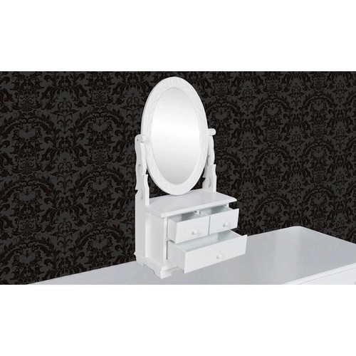 Coiffeuse avec miroir pivotant - coiffeuse,