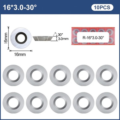 Lot inserts en carbure - de, 10