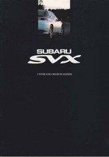 Catalogue Brochure Subaru SVX