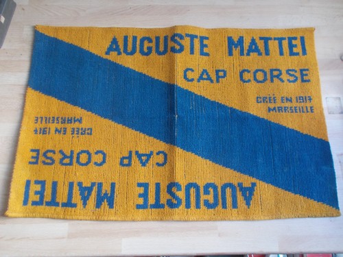 Ancien rare tapis cartes - tapis,