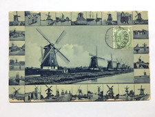 Old postcard windmill - multi views - different mills - publisher BELGIUM